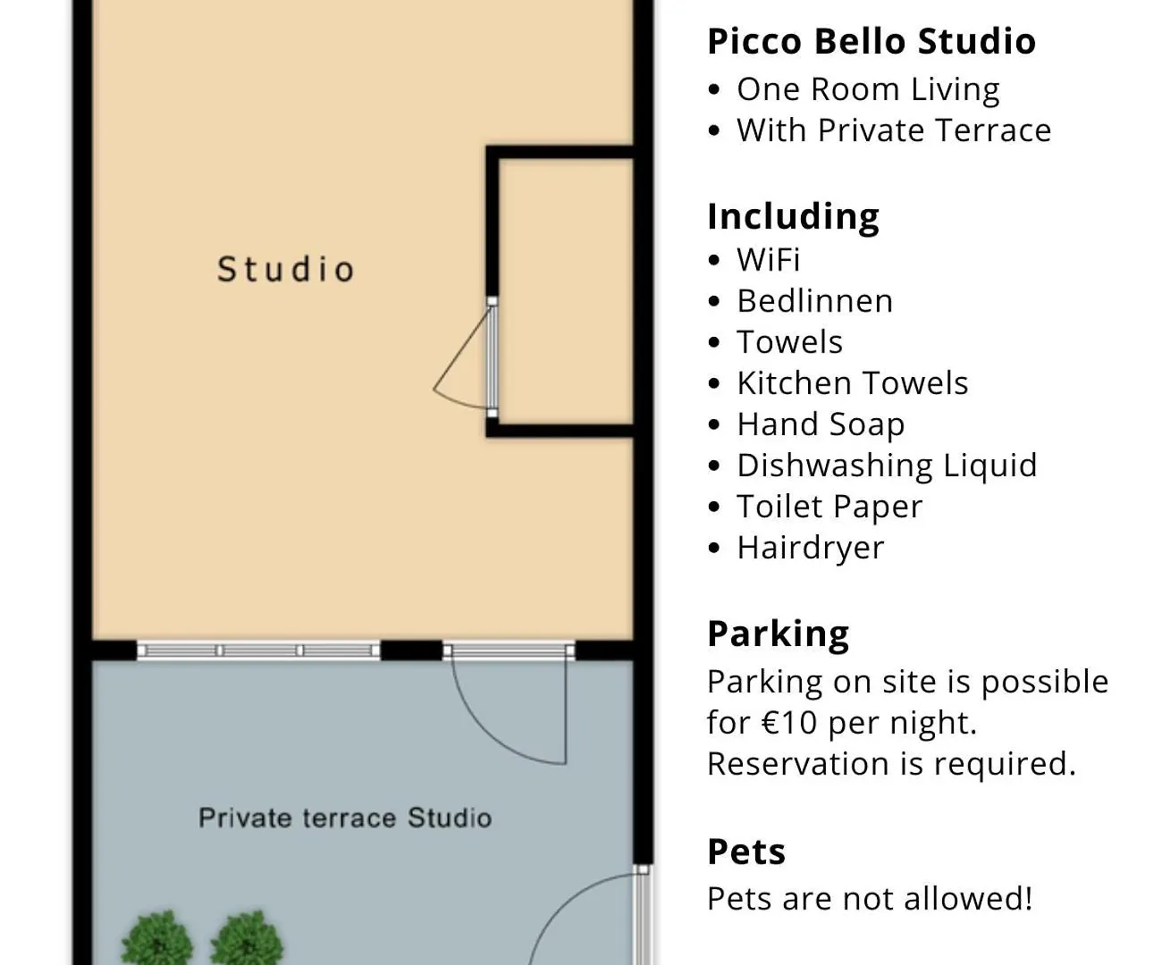Studio Picco Bello Apartment Zandvoort 0*,  Нидерланды